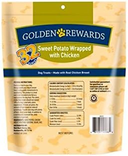 Golden Rewards Sweet Potato Wrapped with Chicken 32oz bag (1)